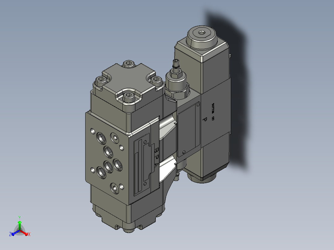 伊顿液压元件DG5V-5-C-2-M-U-10-AC-ROCK主视图