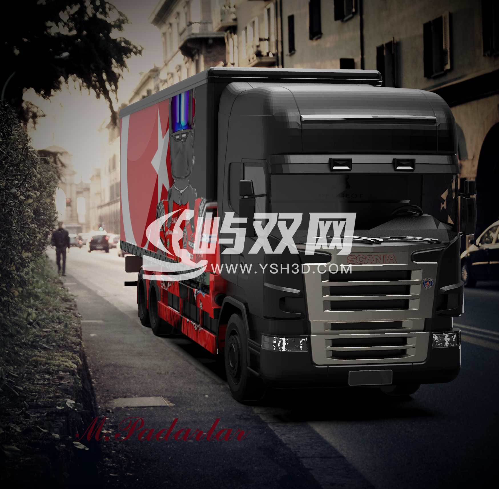 斯堪尼亚大卡车