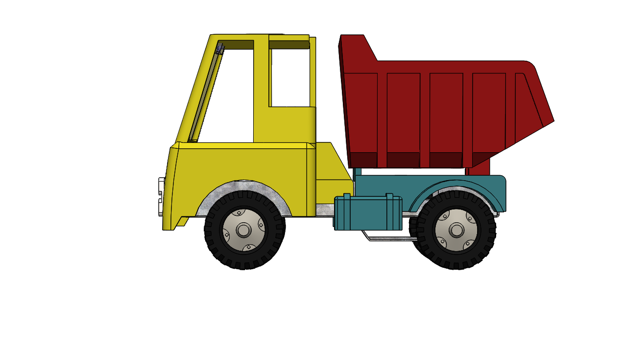 玩具车，自动倾卸卡车