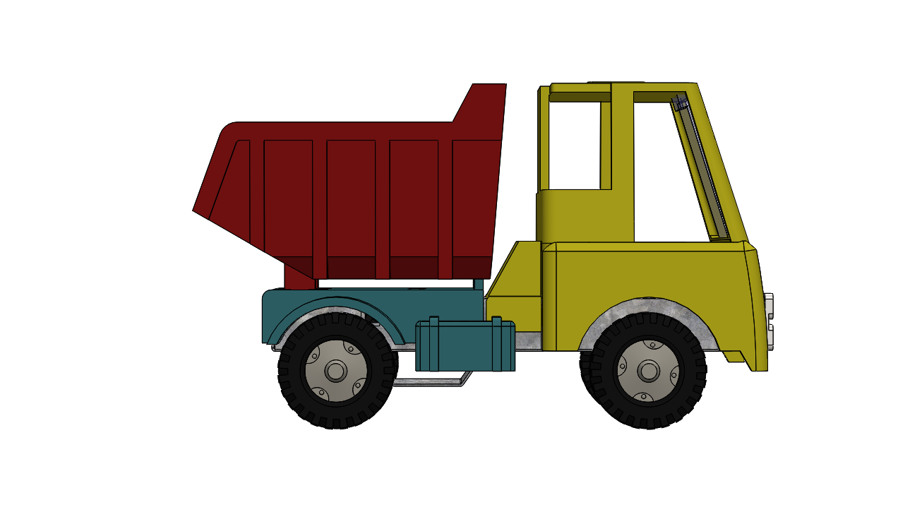 玩具车，自动倾卸卡车