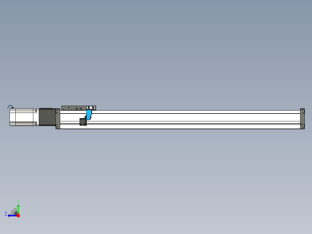 FSL60 直线模组[FSL60-E700-10C7-BC-B60]右视图