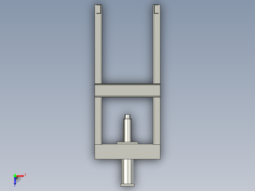 20吨液压机sat5w俯视图