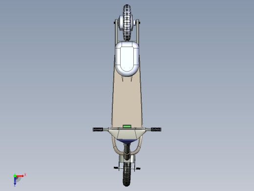 E-scooter踏板车俯视缩略图
