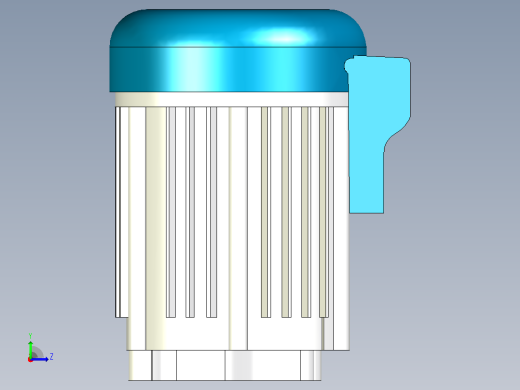 48V 6KW 永磁同步电机左视缩略图