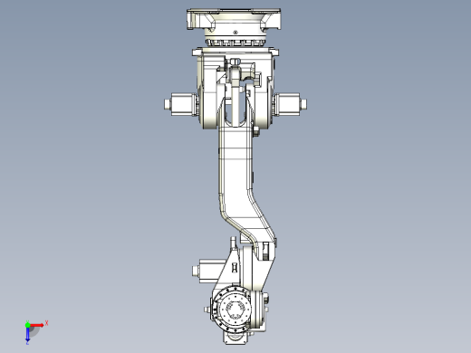 那智机器人nachi mc350 6axis industrial robot俯视缩略图