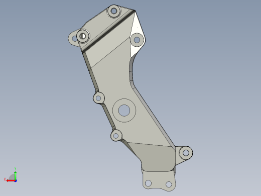 solidworks 雅马哈trx 850铝支架子后视缩略图