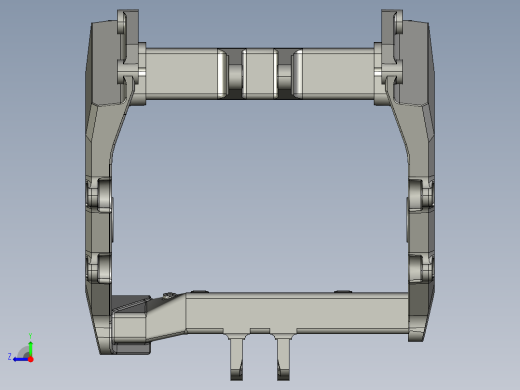 solidworks 雅马哈trx 850铝支架子右视缩略图