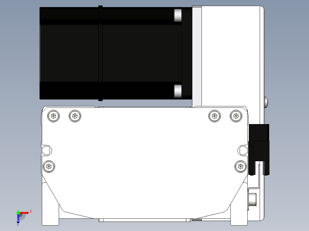 Toyo东佑达直线模组-ETB14-RD-150俯视图