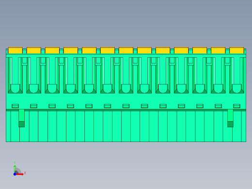DEGSON 2EDG 系列 5.0mm 可插拔接线端子组-2EDGKD-5.0-13P-14-00AH前视缩略图