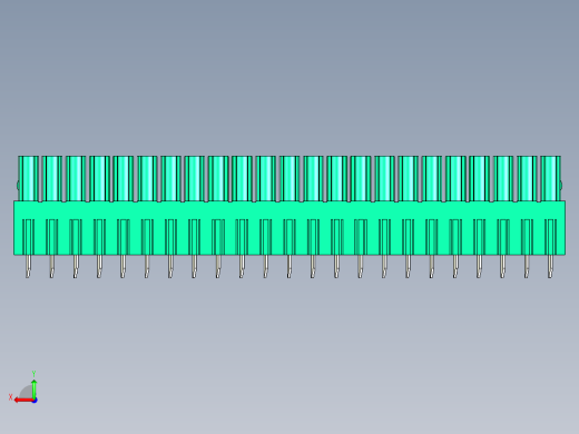DEGSON 15EDG 系列 3.5mm 插拔式接线端子 FullPack-15EDGB-3.5-23P-14-00AH后视缩略图