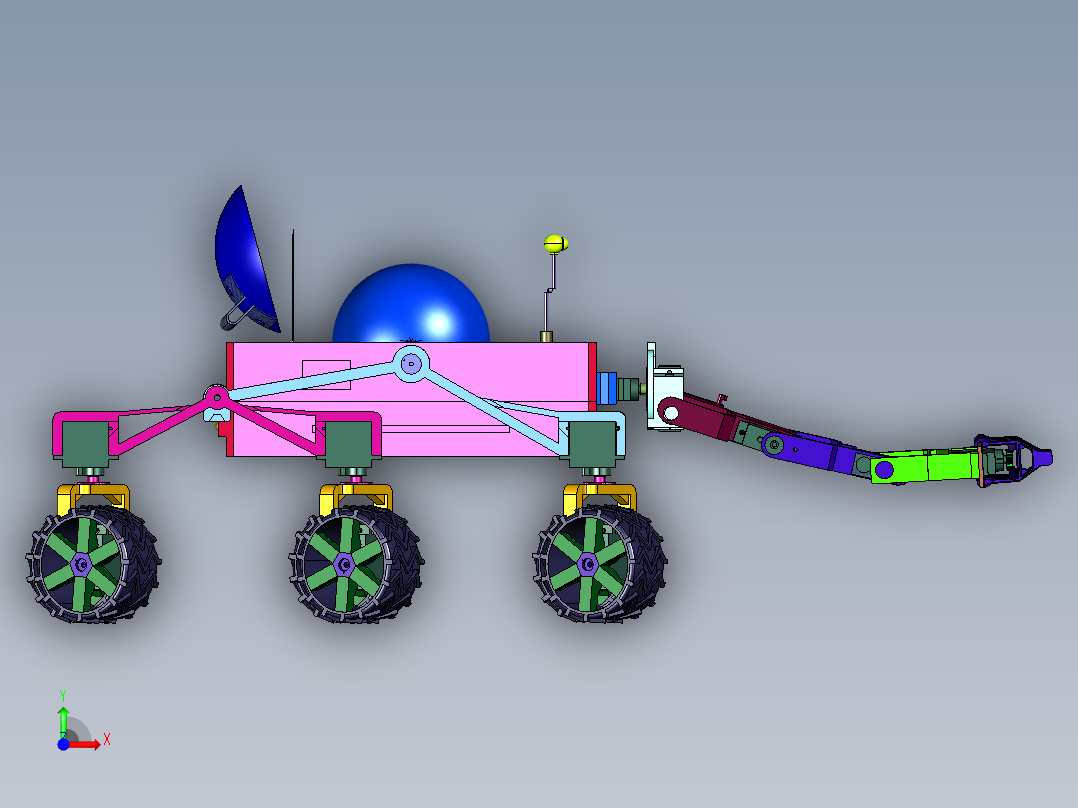 外星远程勘测者号前视图