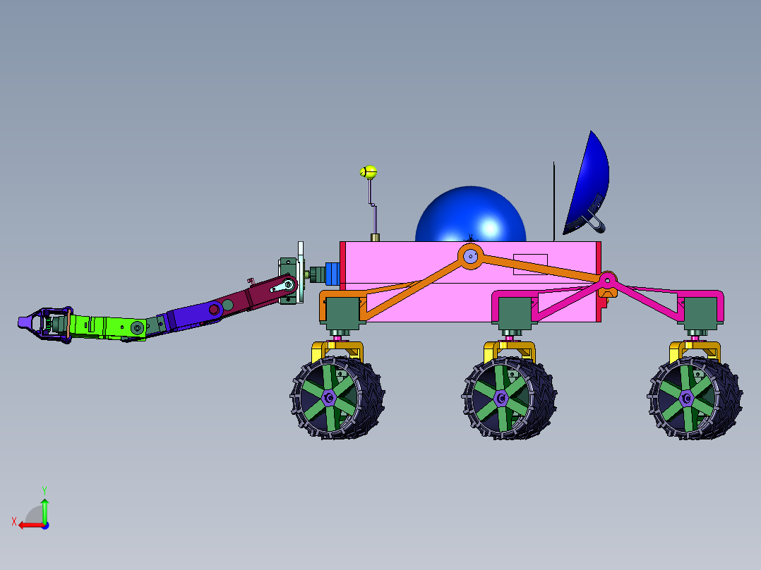 外星远程勘测者号后视图