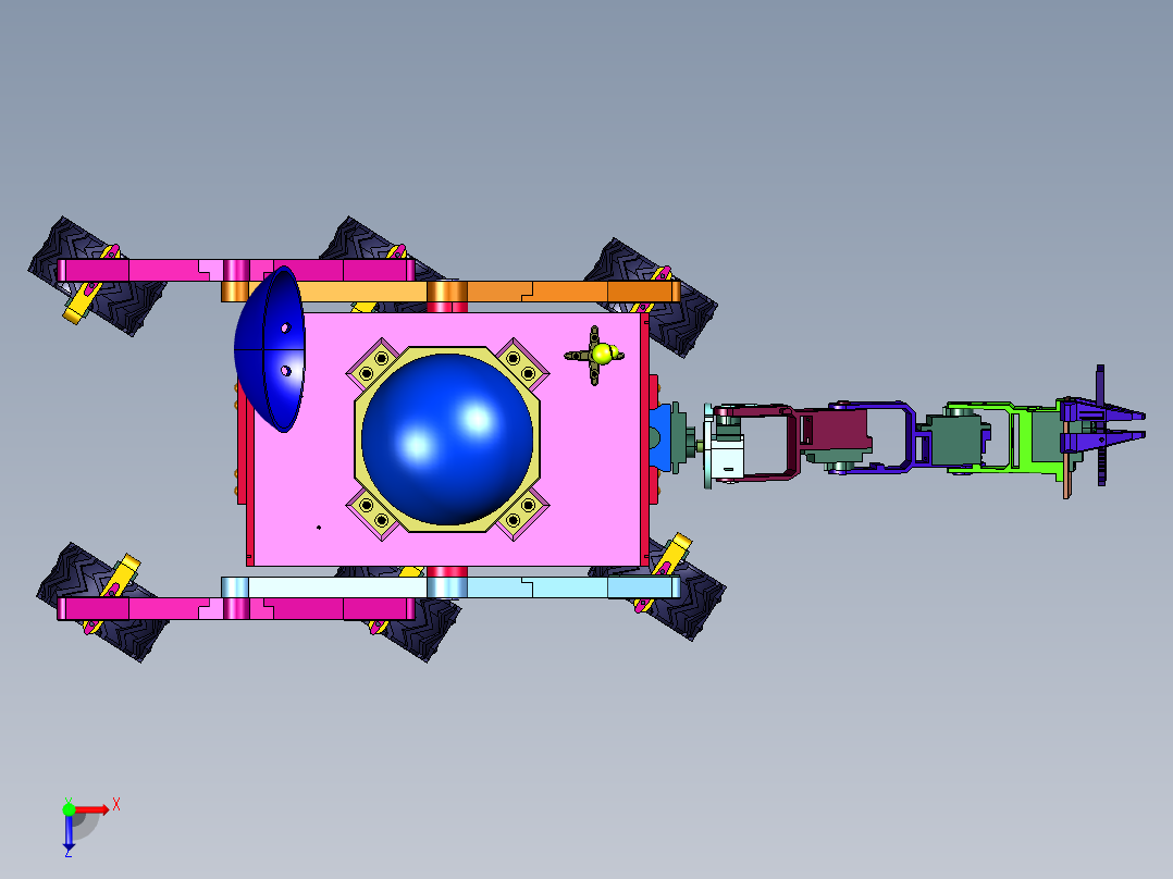 外星远程勘测者号俯视图