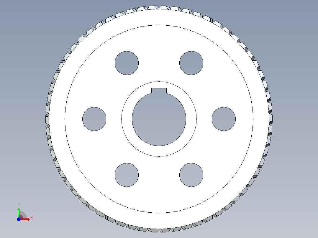 涡轮蜗杆升降机前视图