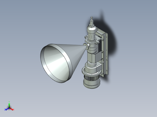 奶油搅拌机3D模型图纸 STP格式