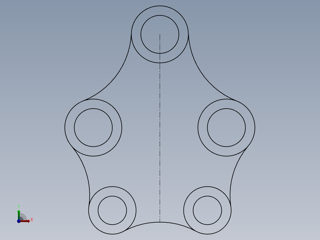 SW建模练习题-exercise 17前视图