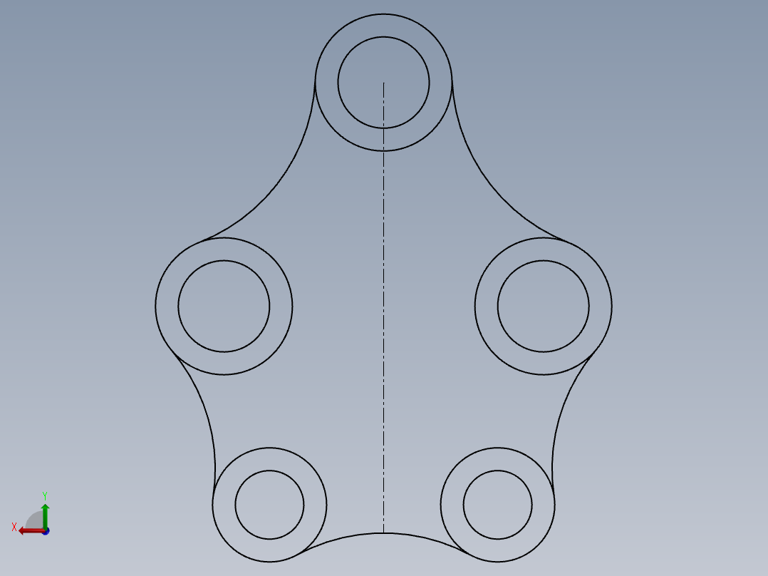 SW建模练习题-exercise 17后视图