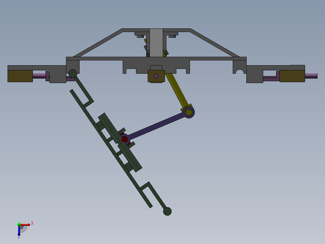四方向翻转机构1372593==30俯视图