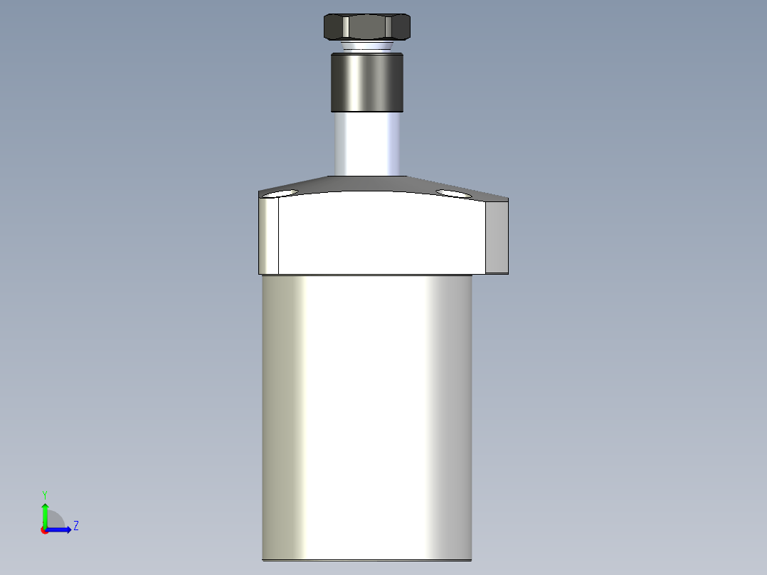 KOSMEKWHE2500-2AR多系列多零件图纸模型左视图