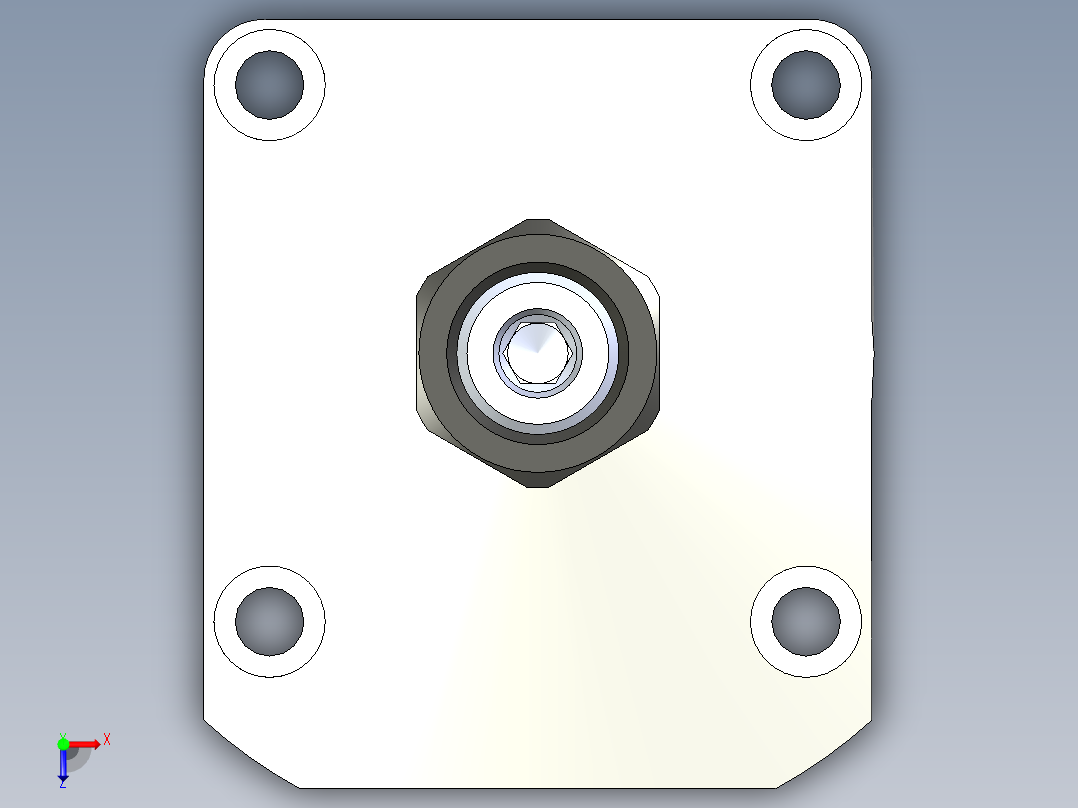 KOSMEKWHE2500-2AR多系列多零件图纸模型俯视图