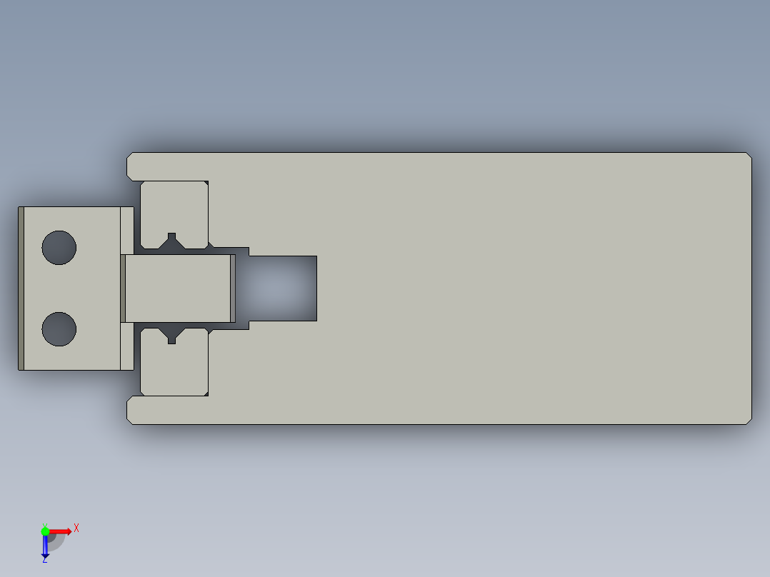 普通气爪PH04-12俯视图