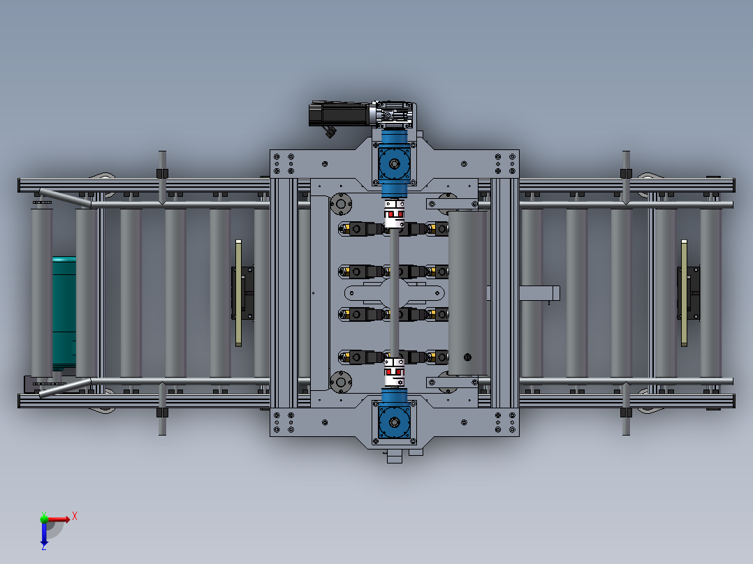 食用菌菌种接种机200俯视图