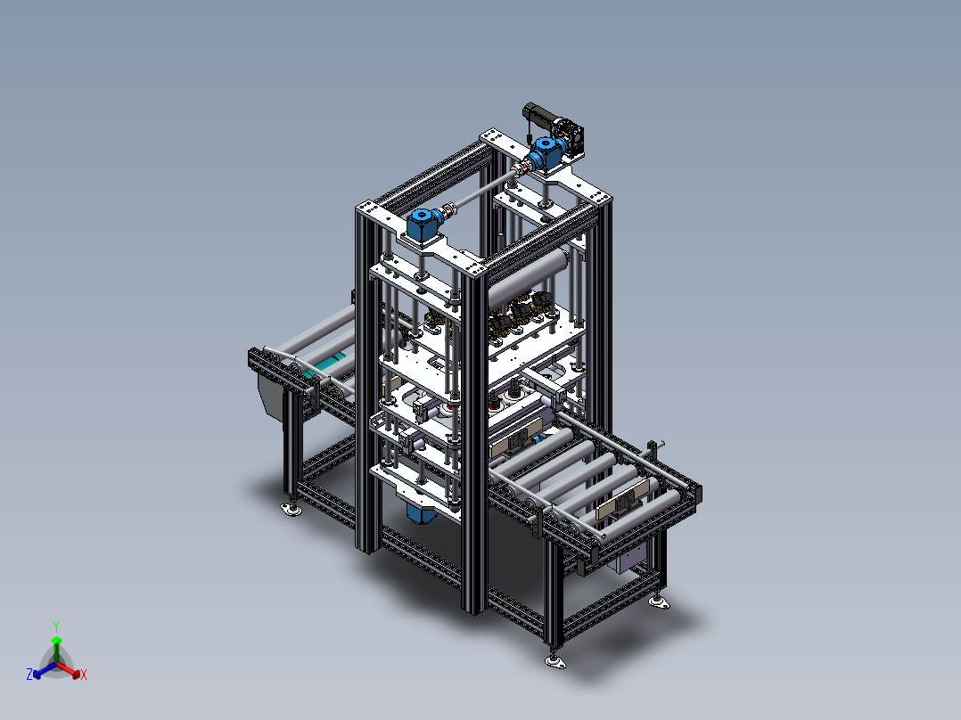 食用菌菌种接种机200正等轴测图