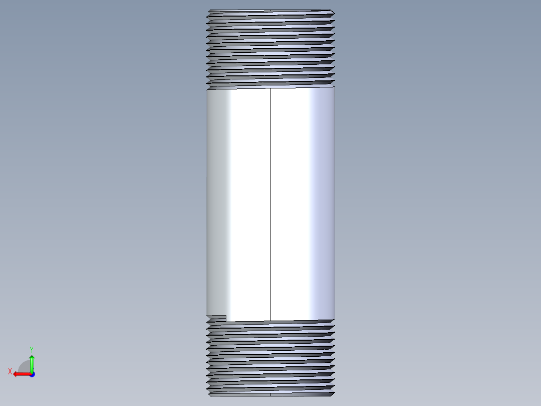 CPVC管件33-Sch80_Nipple_MPTxMPT_9861-174_1.25in x 5in后视图