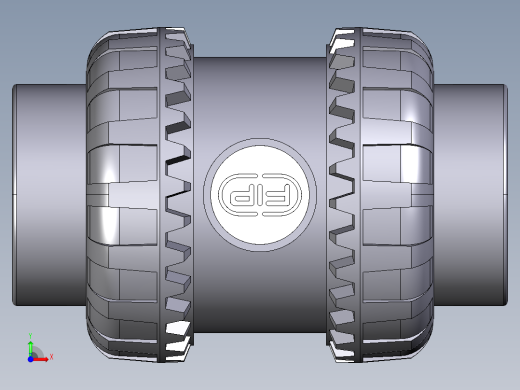 2SXEAC 女性端溶剂焊接EasyFit球形止回阀，ASTM系列前视缩略图