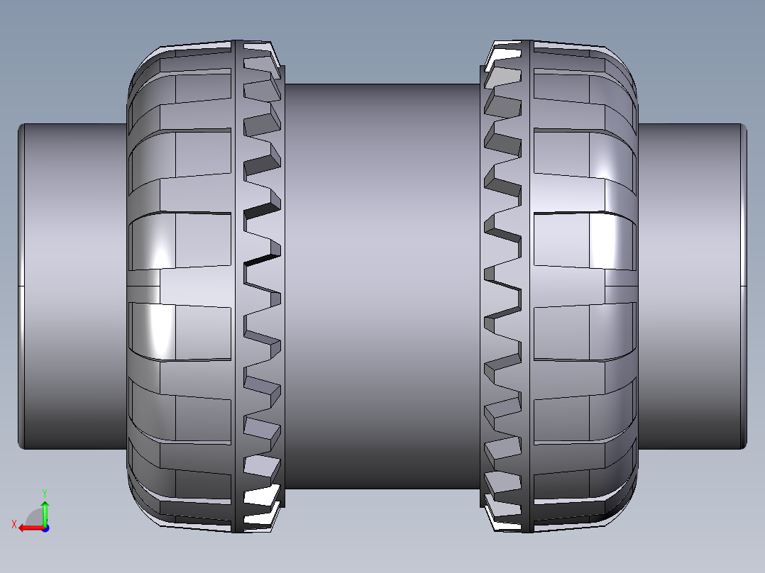 2SXEAC 女性端溶剂焊接EasyFit球形止回阀，ASTM系列后视图