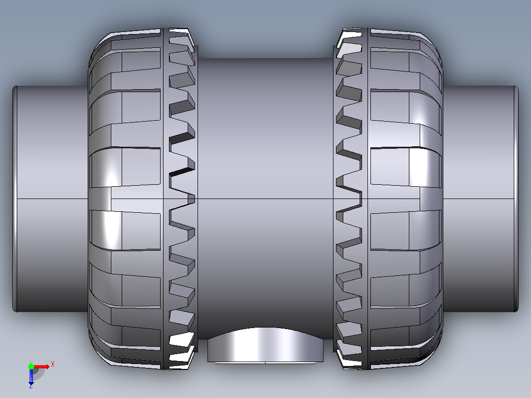2SXEAC 女性端溶剂焊接EasyFit球形止回阀，ASTM系列俯视图