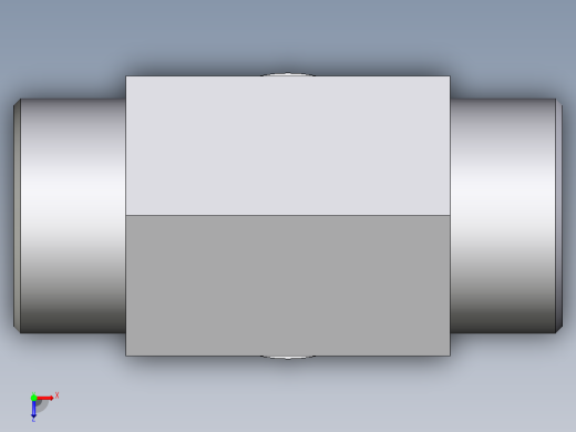 卡套式工业通用硬管接头EO_Adjustable_locknut_branch_tee_TEE30SMOMDCF俯视缩略图