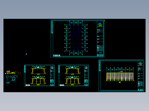 某公司22米厂房工程CAD