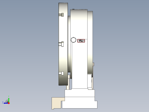 HR050EX-A0(四轴转台)外型圖右视缩略图