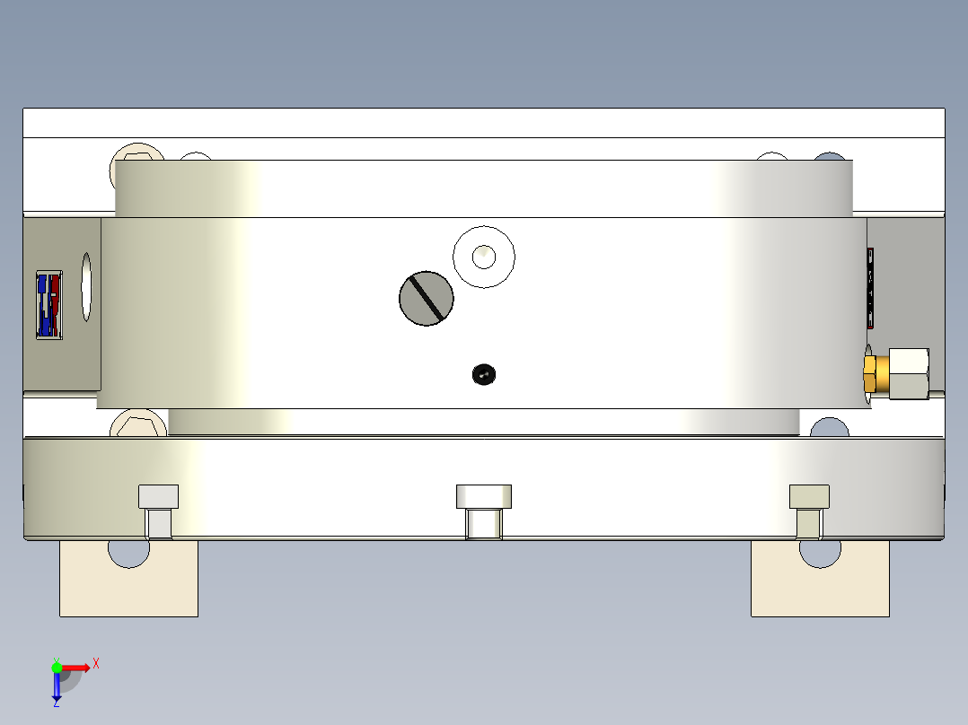HR050EX-A0(四轴转台)外型圖俯视图