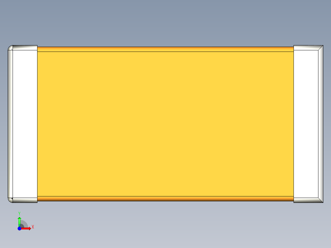 元器件3D封装C1206_12037前视图