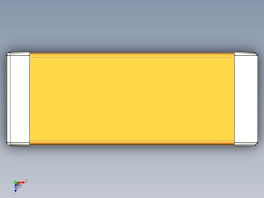 元器件3D封装C1206_12037俯视缩略图