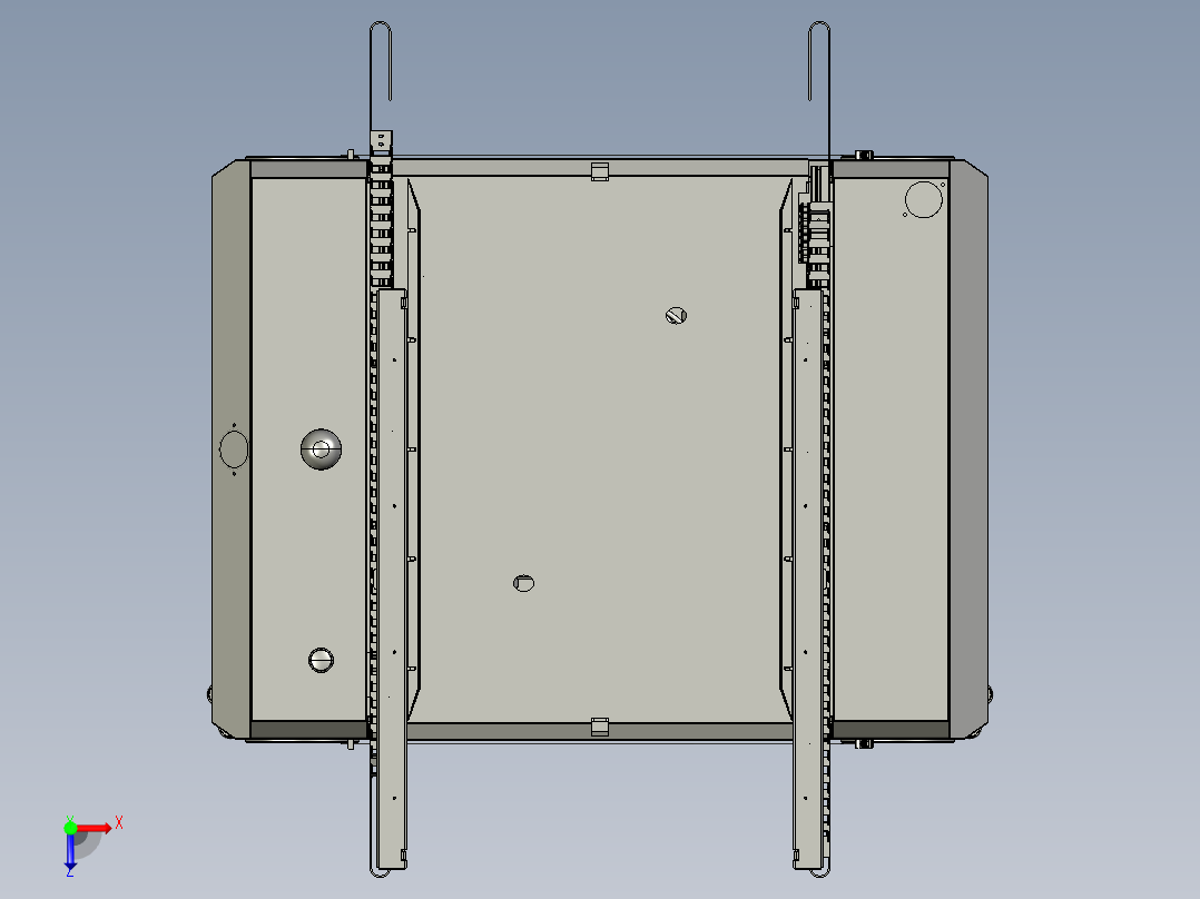 四向车穿梭车RGV俯视图