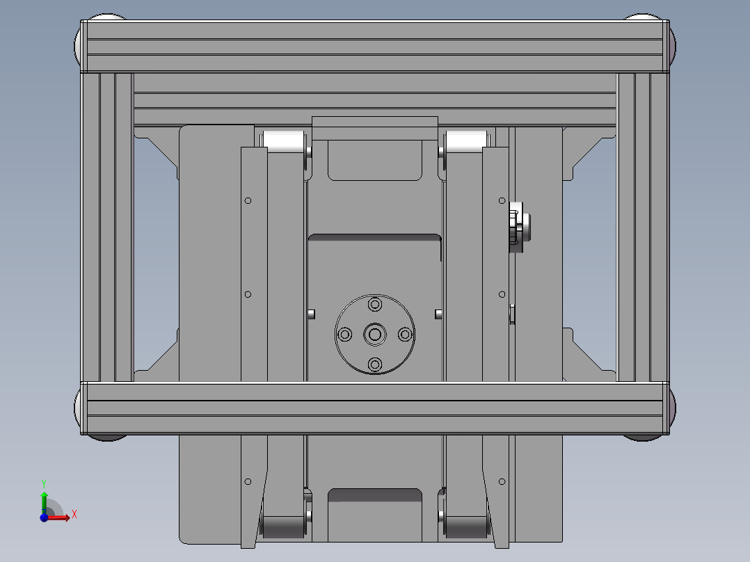 轻型提升机前视图