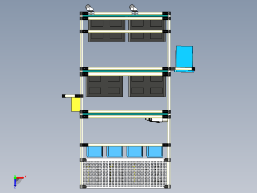 摆盘周转车俯视缩略图