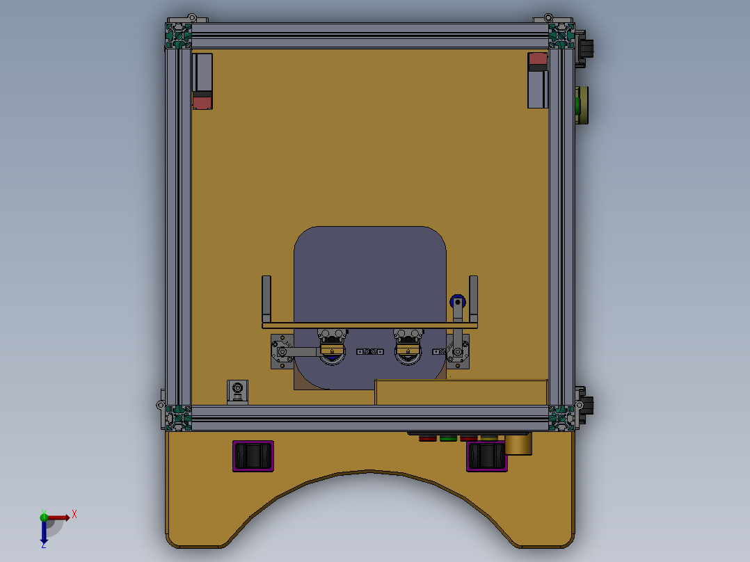 Co2清洗与测试机sw18可编辑俯视图