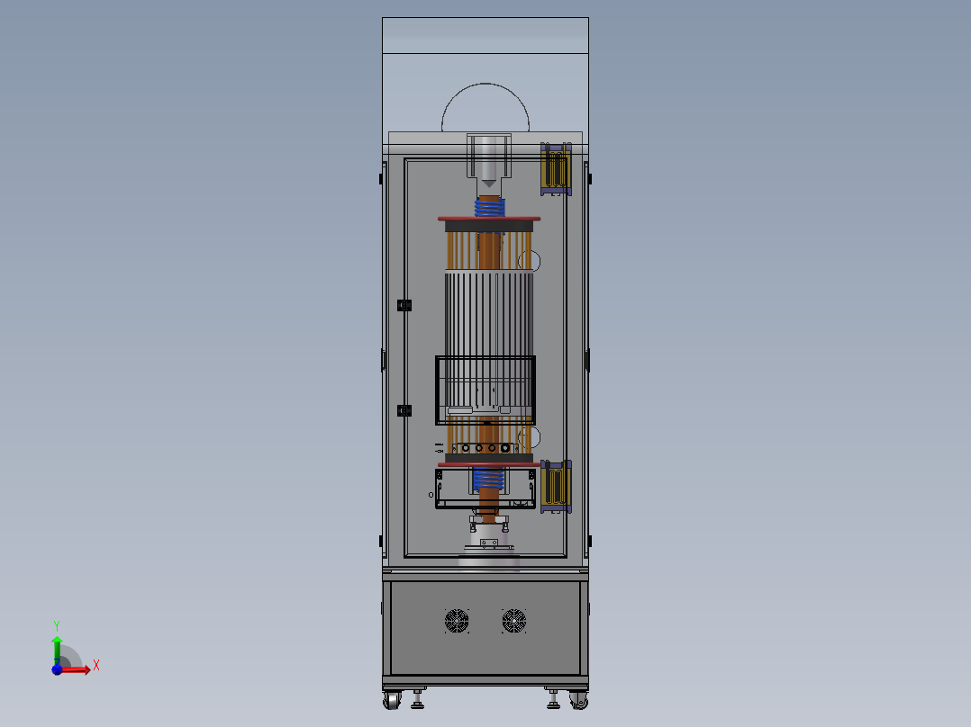 鼠笼式转子铜端环焊接装置sw18可编辑前视图