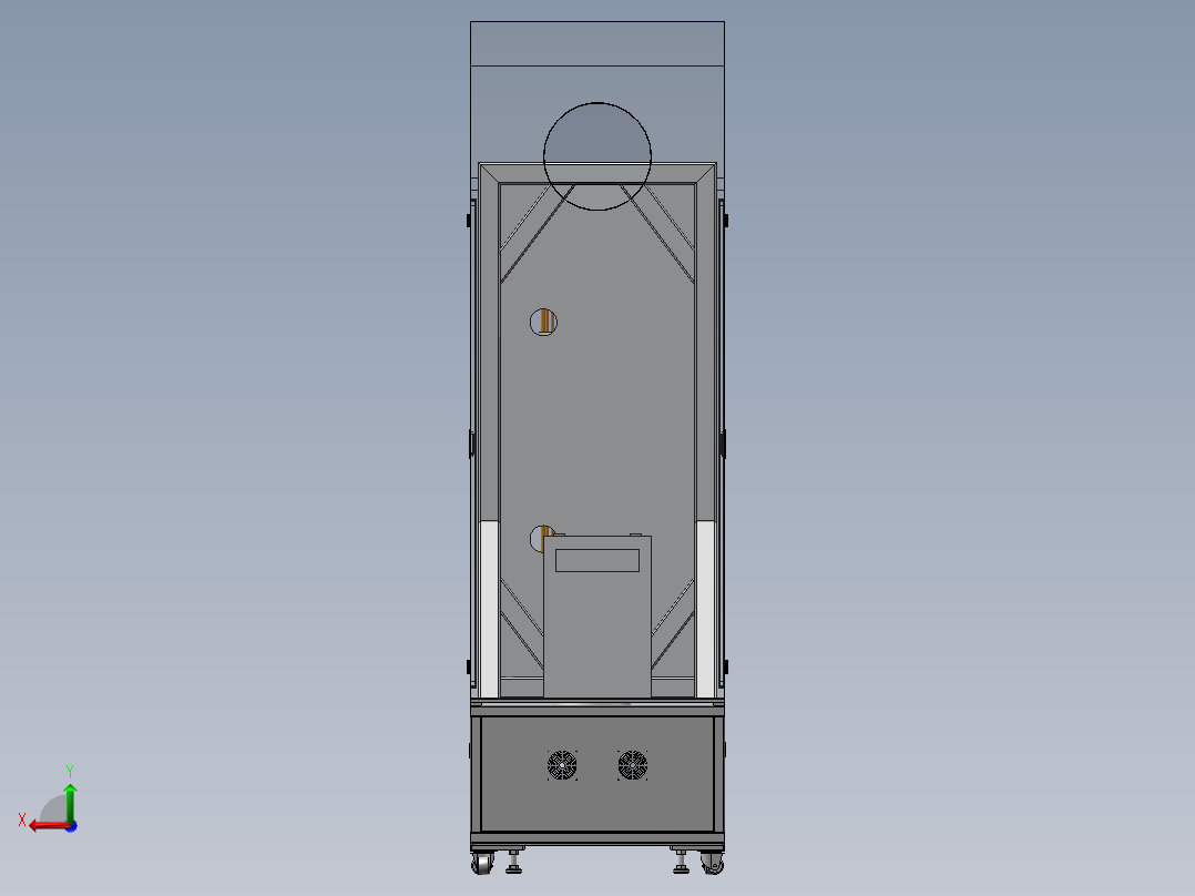 鼠笼式转子铜端环焊接装置sw18可编辑后视图