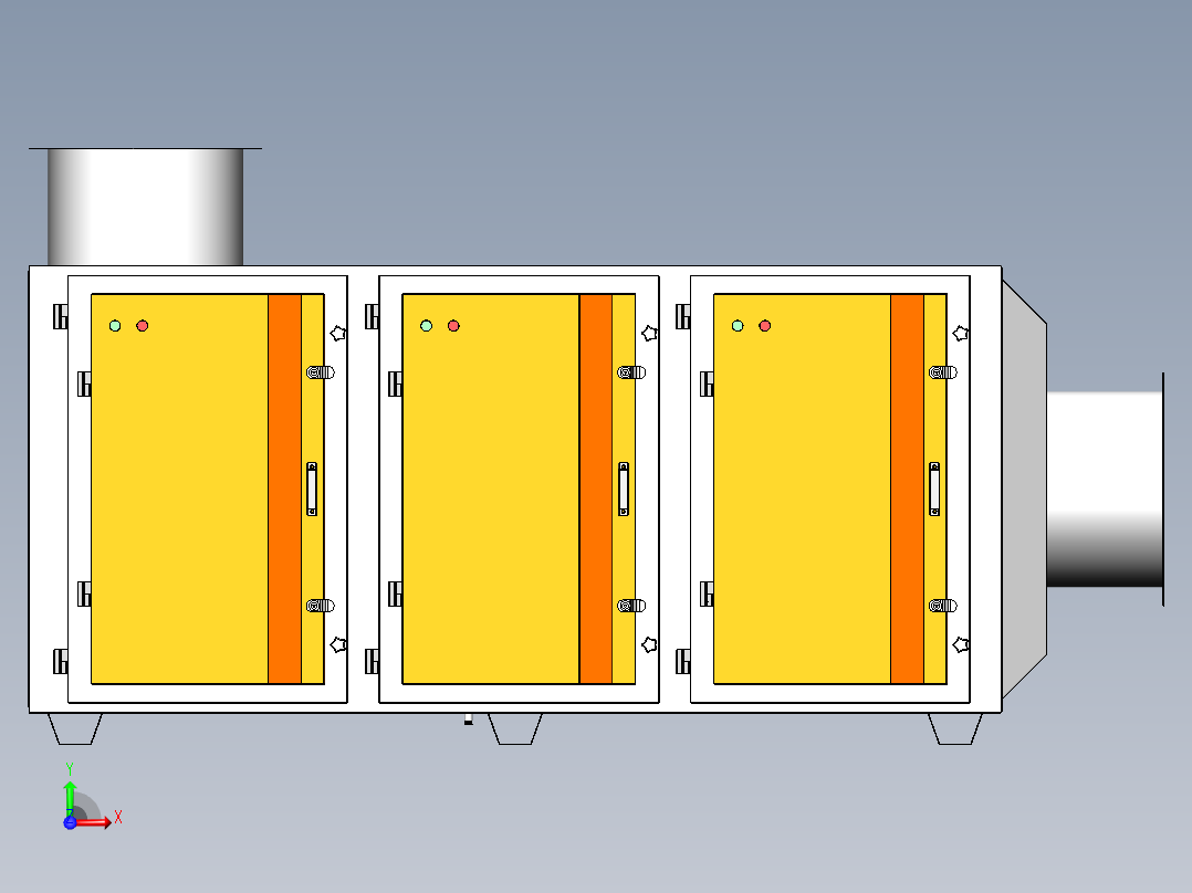光氧催化一体机sw21可编辑前视图