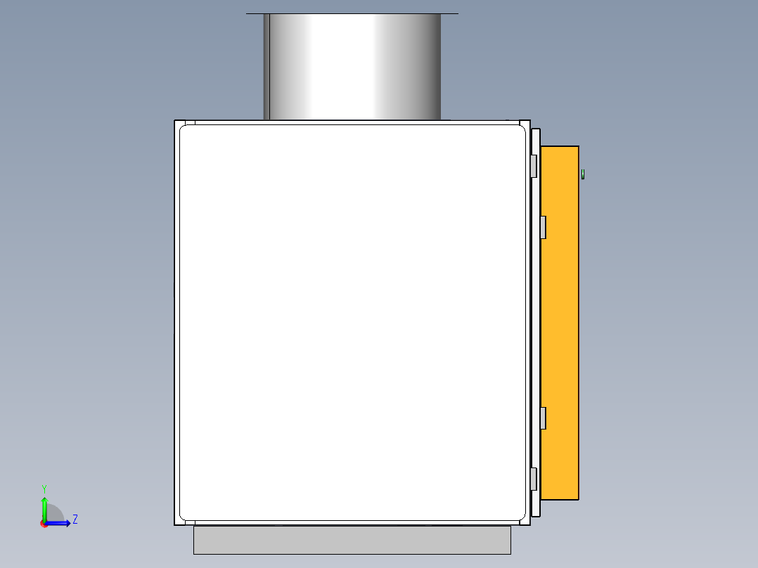 光氧催化一体机sw21可编辑左视图