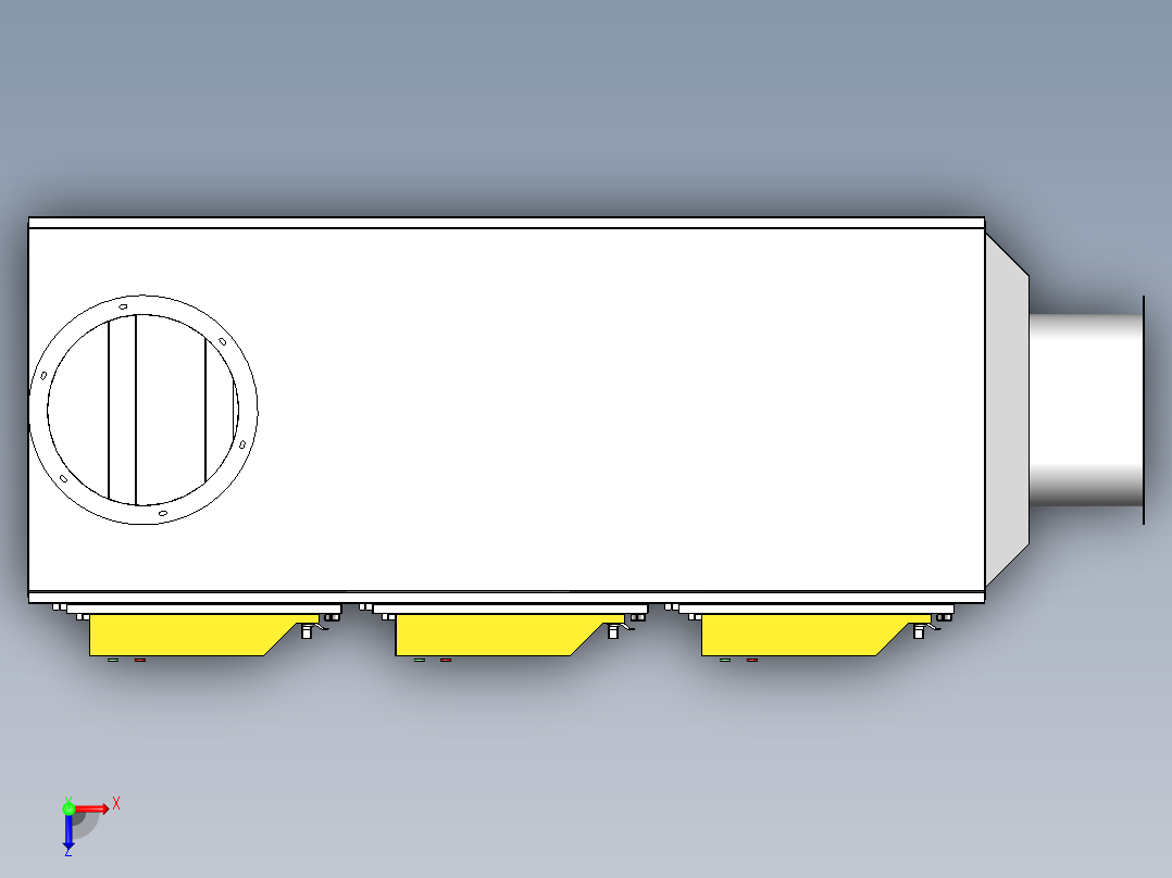 光氧催化一体机sw21可编辑俯视图