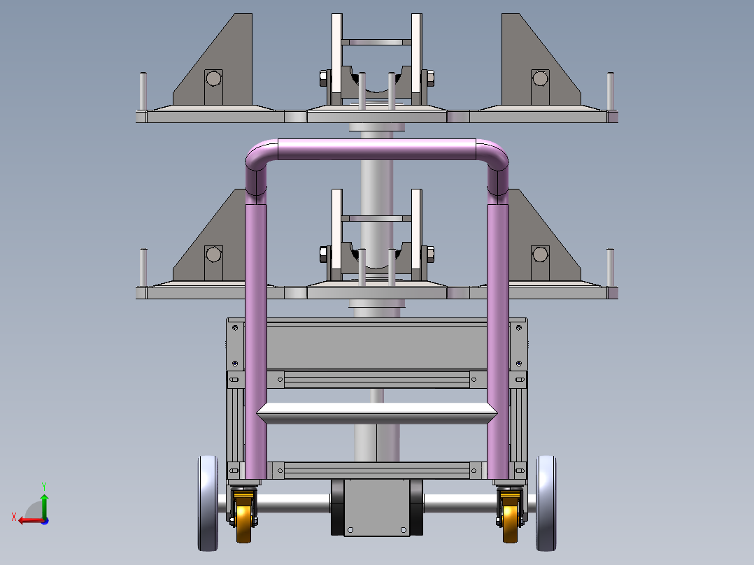 弯头加工用转运装置sw18后视图