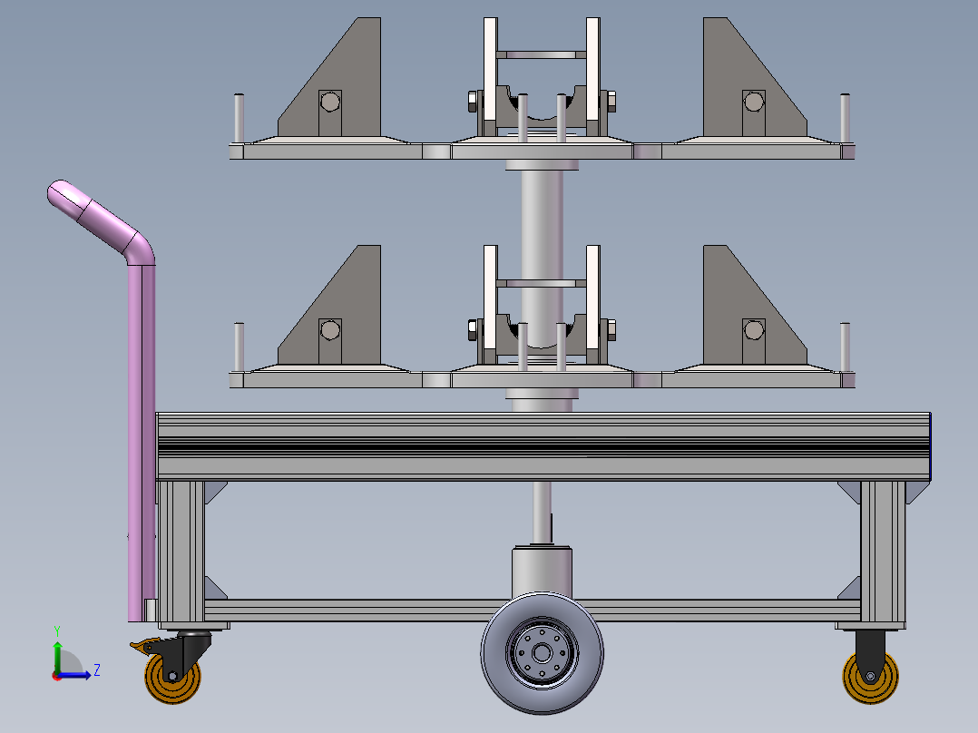 弯头加工用转运装置sw18左视图