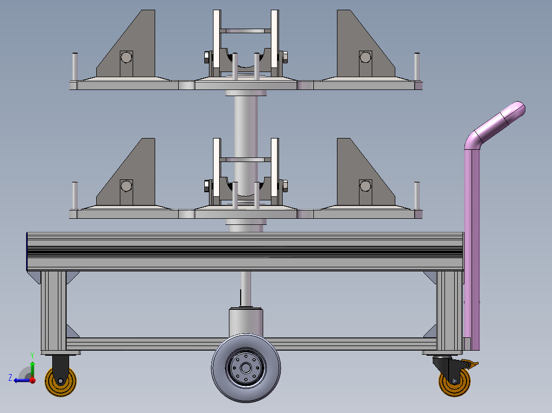 弯头加工用转运装置sw18右视图