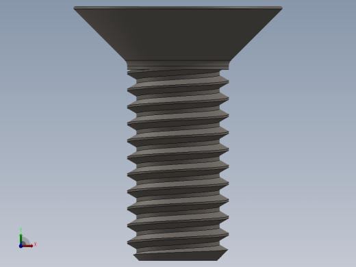 Screw_ISO_10642_M6x15_A2.SLDPRT前视缩略图